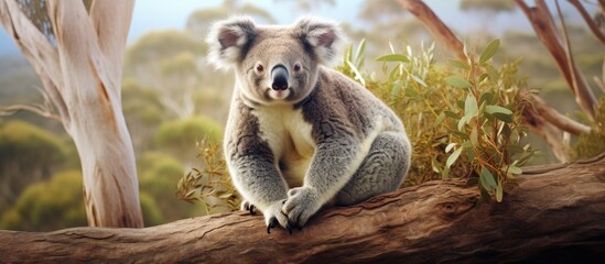 Obraz premium Koala spotted in Victoria, Australia's Great Ocean Road.