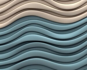abstract 3D wallpaper, textures in calm colors, horizontal waves