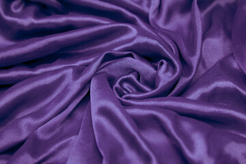Obraz premium AI generated illustration of a luxurious, purple-hued silk fabric