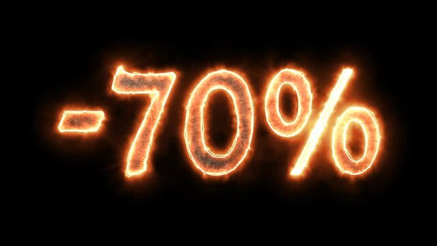 Alpha channel is included. -70% Burning percentages. Summer Sale. Hot sale. Black Friday. Greater discounts (dumping, %, percentages, purchase, sale). Quick Time, codec: PNG, 16-bit color, 