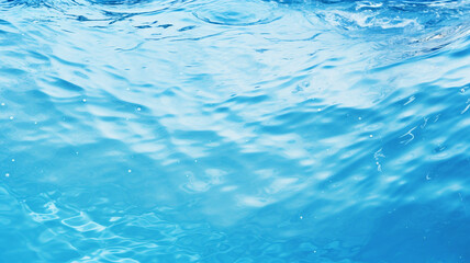 Obraz premium Beautiful blurred natural blue background with water