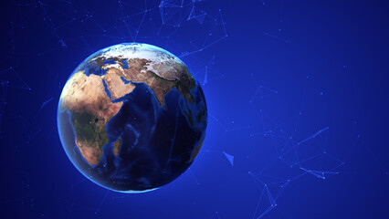 Earth and Plexus technology, engineering, and communications concept	
