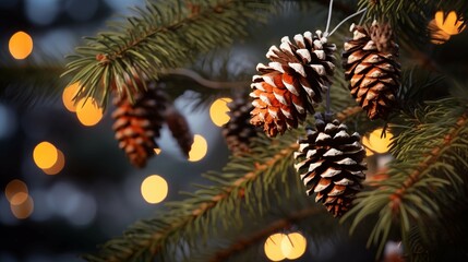 christmas tree with lights