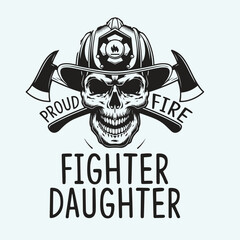 Firefighter Print ready vector design for Tshirt, Mug and printing item. Firefighter bundle design  .Firefighter Black and white view. Firefighter design vector set. Firefighter Icon bundle .