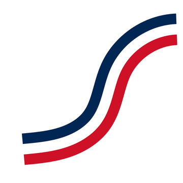 France Flag Ribbon