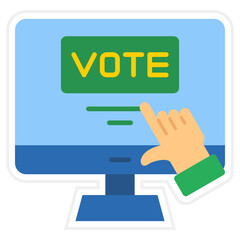 Electronic Voting Icon