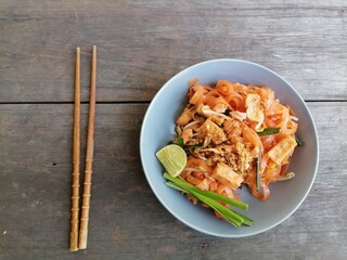 Pad thai noodles Thai food