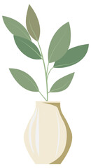 flowers in a vase without background