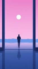 minimalist modern background for instagram story, banner