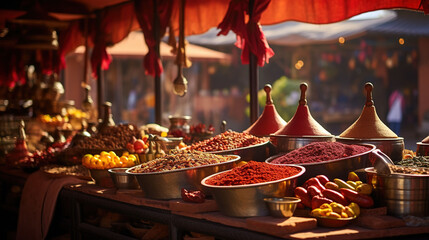 Moroccan Markets, Where Tradition Meets Commerce in a Culinary Wonders with the Traditional Dishes