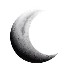 Fotobehang Crescent moon isolated © Hungarian