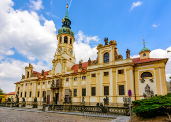 Fototapeta na wymiar Loreta monastery building in Prague, Czech Republic