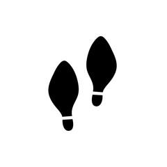 human footprints vector 