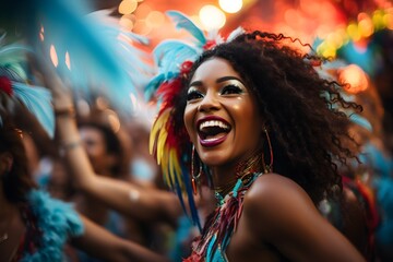 Dynamic Cultural Event: Capturing the Essence of Brazilian Carnival