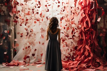 Valentine's Day Backdrop: Pop-Inspired Installations and Romantic Graffiti