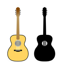 Naklejka premium Gitarre SVG Vektor