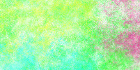 Fototapeta premium colorful abstract background of clean fresh concept, bright back social media and copy write aquarelle abstract emerald backdrop horizontal texture of multicolor paint and distress.