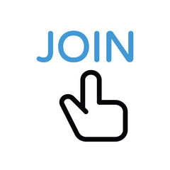 Join  Icon vector stock illustration.