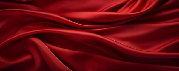 close-up red silk