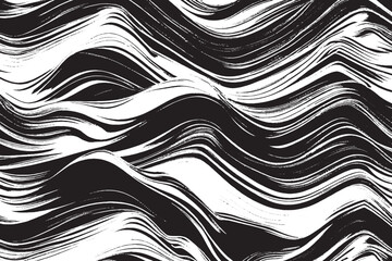 black overlay monochrome grunge texture on white background, vector image background texture - obrazy, fototapety, plakaty
