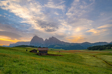 Alpe di Siusi or Seiser Alm, 300 days of sunshine, panoramic Dolomite views, Europe's largest high alpine pasture. Ideal for families, hikers, and winter sports