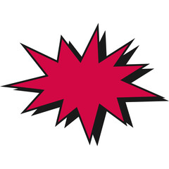 Explosion Comic Bubble