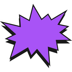 Explosion Comic Bubble