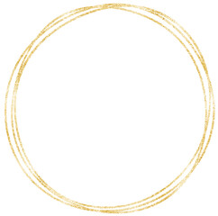Gold Circle Frame