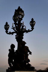 lampadaire du pont Alexandre III