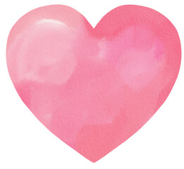 Heart Watercolor Painting 