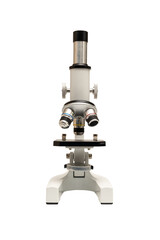 Microscope isolated on white background