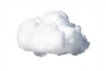 Fototapeta na wymiar white cloud isolated on white background