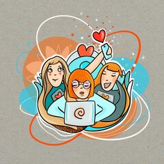 LES NENETTES-CONNECTEES