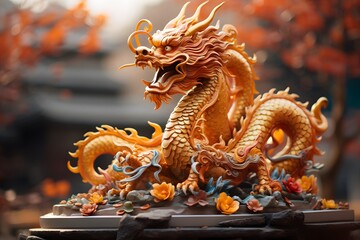 Stunning Chinese Dragon: Spring Festival Celebration