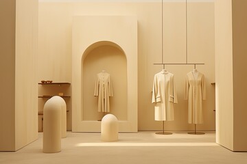 A modern and stylish retail store with a variety of clothing and accessories to suit a fashionable lifestyle.