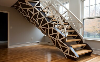 geometric Stairs.