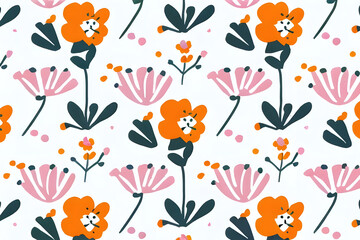 Fototapeta na wymiar lively flower background Mix colors and flowers in harmony. , various image elements of spring A perfect blend of natural beauty and artistic expression.