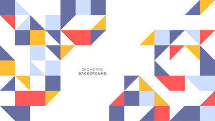 Abstract modern geometric squares background