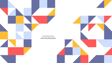 Obraz premium Abstract modern geometric squares background