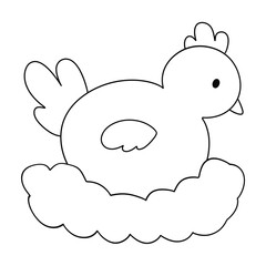 line hen