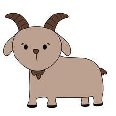 brown goat