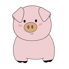 pink pig too cute