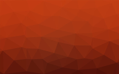 Light Red vector abstract polygonal cover.