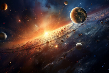 Planets in another solar system