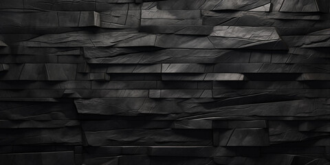 Black wall texture interior