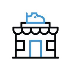 Fototapeta premium Shoe Shop Icon vector stock illustration