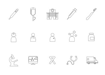Health Icon Vector Collection