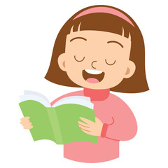 Children Learning While Playing Illustration