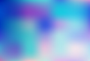 Light BLUE vector bokeh template.