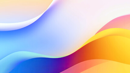 vibrant colorful flowing smooth abstract background